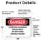 Signmission Livestock Guardian Dog On Duty Do Not Enter Danger Sign, Vinyl Decal, 18in W x 12in L, 2PK OS-2PACK-DS-D-1218-L-2150 - alternate 3